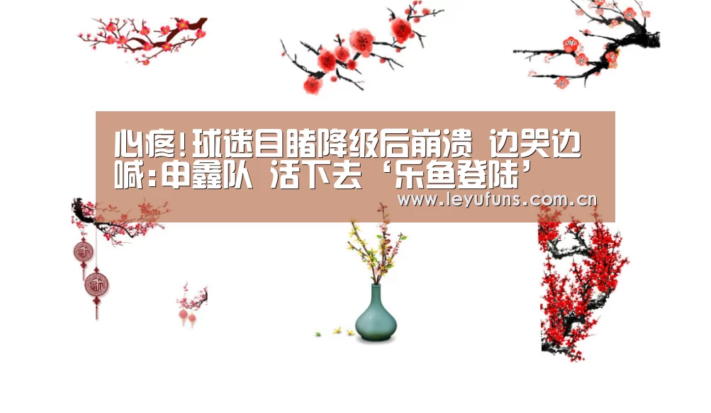 心疼!球迷目睹降级后崩溃 边哭边喊:申鑫队 活下去‘乐鱼登陆’(图2) 乐鱼登陆